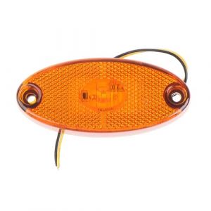 Feu de Position Lat&eacute;rale Universel LED 12V pour Camping-Car et Remorque, Feu de Gabarit &agrave; LED Lampe de Signalisation Jaune Accessoire S&eacute;curit&eacute; Camion Facile &agrave; Ins pour Camping-Car Remorque Camion (ChaoOuXin, neuf)