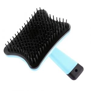 Generic Peigne de Toilettage pour Animaux de Compagnie, Particules de Massage S&ucirc;res et Durables pour Chiens et Chats, &eacute;limine les Poils L&acirc;ches, Brosse Autonettoyante pour Animaux de Compagnie pour (Fendysey, neuf)