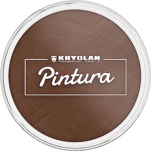 Kryolan Pintura Water Color Maquillage 25 ml, couleur marron, lavable, végétalien, sans parfum, sans paraben, sans gluten – Idéal pour les enfants, les fêtes, le carnaval, le carnaval et Halloween (Kryolan Professional Make-up, neuf)