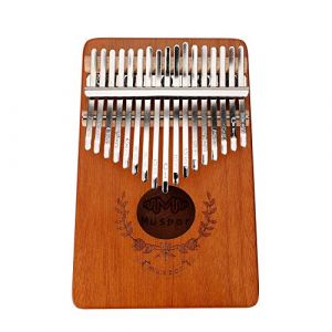 Alnicov Piano à pouce Kalimba 17 touches avec instruction d'étude et marteau de réglage, Piano portable en acajou Mbira, cadeau pour enfants débutants adultes professionnels (Music Lover EU, neuf)