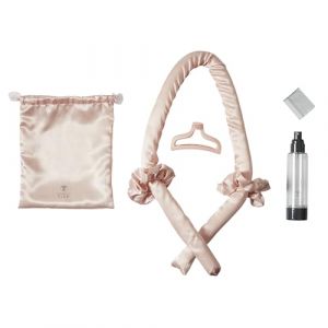 COSMetIC CLUB - SC0629 Coffret de 6 Bigoudis Satin Rose - Design &Eacute;l&eacute;gant et F&eacute;minin - Mat&eacute;riaux de Qualit&eacute; - Facilit&eacute; d'Utilisation - Polyvalence de Coiffure - Compact pour Voyage (The Concept Factory, neuf)