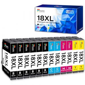 18XL Multipack Cartouche d'encre pour Epson 18 XL pour Expression Home XP 322 XP-202 XP-205 XP-212 XP-215 XP-225 XP-302 XP-305 XP-312 XP-315 XP-102 XP-325 XP-402 XP-405 XP-412 XP-415 XP-422 XP- 425 (Fooylen-Direct, neuf)