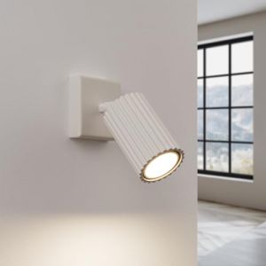 SOLLUX lighting Applique Murale Int&eacute;rieure Aluminium Ampoule LED 3000K Lumi&egrave;re Blanche Chaude 1 Flamme 8 x 16 x 16 cm GLOOW Beige (SOLLUX, neuf)