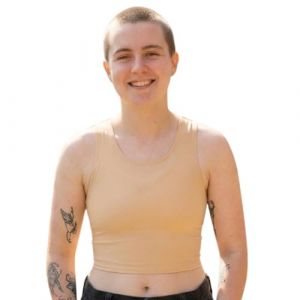 Wonababi Soutien-gorge de compression ultra plat pour transgenres - Dos int&eacute;gral pour FTM, gros seins (Nature & Healthy Pet's home, neuf)