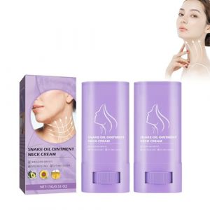 Stick de soin pour le cou de Samuwak, Cr&egrave;me pour le cou de Samuwak, Cr&egrave;me de soin pour le cou de Samuwak, Samuwak Anti Winkle Neck Firming Stick, Tighten Lift Neck Stick pour les femmes (2pcs) (pzqjiuumlpz, neuf)