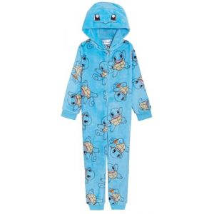 Enfants Pokémon Combinaison Filles Garçons Déguisement Tout en Un avec Robe Capuche Pyjama à Capuche 3D en Polaire Vêtement de Détente Zippé, 7-8 ans (Lora Dora, neuf)