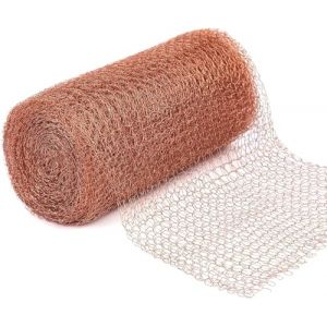 Grillage Anti Rongeur Crypté Double Couche, Grillage Anti Limace de 12,7cm x 6 m, Grillage Rigide pour Anti Limaces,Piege a Souris, Escargots, Remplissage d'espace, Protection Semis et Graines (EU-LWX, neuf)