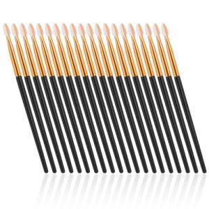 Jeffdad Lot de 20 applicateurs de fard &agrave; paupi&egrave;res en &eacute;ponge - Pour les yeux - Pour d&eacute;butants, femmes, filles - Dor&eacute; (S GLOBAL STORE, neuf)