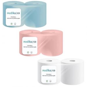 Cette bobine est particuli&egrave;rement efficace pour absorber rapidement les &eacute;claboussures d&rsquo;eau, d&rsquo;huile, de graisse ou encore de solvants. (CHAMOIS, 2 LOTS DE 2 BOBINES) (medika69, neuf)