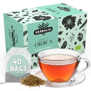 HERBALIA - Infusion d'Ortie en Sachets, Coffret de Tisane à l'Ortie de 40 Sachets Sans Agrafes, 30 g - Ortie pour Infusions et Tisanes (Family At Home, neuf)