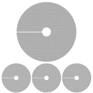 JIEBWCHA Grille de Protection pour Pots de Fleurs - 4 Pi&egrave;ces de Couvre-Pots pour - Protecteur Anti-Chats &Eacute;vitant Le Grattage, Protecteur de Jardin Amovible pour Int&eacute;rieur Ext&eacute;rieur Balcon Terrasse (nichun, neuf)