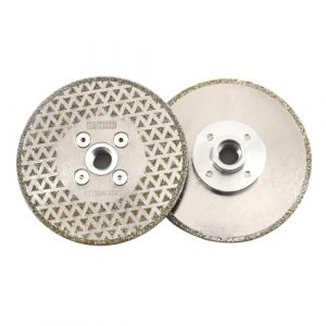 DT-DIATOOL Disque Diamant&eacute; &agrave; Tron&ccedil;onner et &agrave; Meuler 2 Pi&egrave;ces 115 mm x M14 Lame de Scie &Eacute;lectroplaqu&eacute; pour Pierre Marbre Carreaux Granit (PRO-DIAMOND TOOLS, neuf)