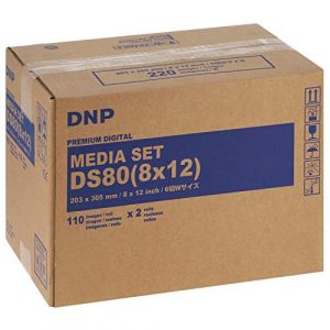 DNP DS 80 Media DS 20x30 cm 2X 110 imprim&eacute;s (IGLM STORE FR, neuf)