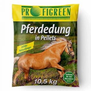 Fumier de cheval en granulés - 21 kg (2 x 10,5 kg) - Fumier de cheval - Engrais universel - Roses (BLUMIXX, neuf)