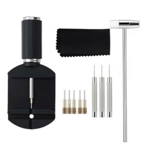 Outil Reparation Bracelet Montre, 13 pi&egrave;ces, Kit Changement Pile Montre, Kit Outil Montre, Kit Demontage pour Enleve Maillon, Outil de Dimensionnement de Bracelet de Montre, Ajusteur Montre (EUROEDI SPEDITION, neuf)