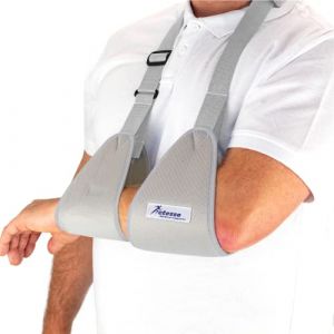 Actesso Écharpe de Bras en Toile – Immobilisation du Bras, Poignet et de L'épaule à la Suite de Blessures. Tailles pour Adultes et Enfants (L) (Actesso Medical Supports Limited, neuf)