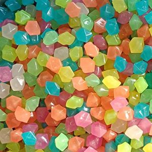 MOCNT 500 Pi&egrave;ces Pierre Lumineuse Galet Lumineux Cailloux Brillants dans Le Noir pav&eacute;s pour Maison Jardin Passerelle Aquarium Patio Pelouse D&eacute;coratives Color&eacute; 14x11mm (svipio, neuf)