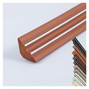 5M Moulure autocollante flexible Quart de rond PVC, Bande de calfeutrage étanche, garniture pour moulage, calfeutrage et de garniture auto-adhésif, pour mur, plafond, armoire, comptoir, bords de sol e (Hardware Furniture Store, neuf)