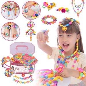 Balakaka Enfants Bricolage Perles Set 600pcs, Bracelet Bricolage Perles Set Kit Perles Fabrication Bijoux, Perle a Clipser Enfant Filles Cadeaux de 5 à 12 Ans (BESTLINK TECHNOLOGY S.R.L., neuf)