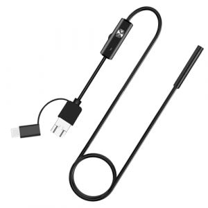 Cam&eacute;ra d'Inspection,Cam&eacute;ra d'Inspection de Plomberie &Eacute;tanche IP67 | 3.5 m de C&acirc;ble, Endoscope Plug-and-Play R&eacute;glable pour Inspection de Vidange et Plomberie (XiaoPanShangMao, neuf)