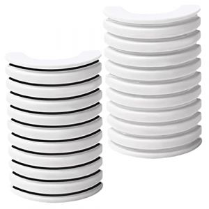 VICASKY Bandes D'eye-liner Autocollantes Pour Faux Cils 2 Bo&icirc;tes 20 Bandes Tailles Transparentes Et Noires Autocollantes Waterproof Pour Extensions De Cils Usage Maquillage Quotidien (Micanties, neuf)