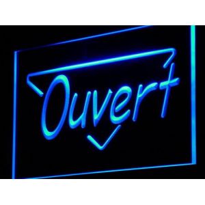 Enseigne Lumineuse j150-b OUVERT OPEN Display N?on (ADV PRO, neuf)