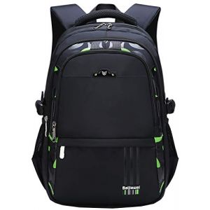 Geek-M Sac a Dos Garcon imperm&eacute;able Scolaire Cartable &eacute;cole Sac Oxford Sac a dos College pour Garcon Cartable enfant (vert) (BSACK, neuf)