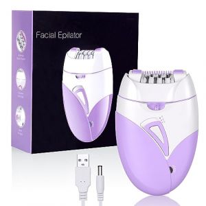 URAQT &Eacute;pilateur &Eacute;lectrique Femme, T&ecirc;te De Rasage Et Tondeuse, &Eacute;pilateur Facial et &eacute;pilation du Corps, Mini-&eacute;pilateur pour Visage, Les aisselles, Le Bikini et Les Jambes,USB,Violet (Petit Wudong, neuf)