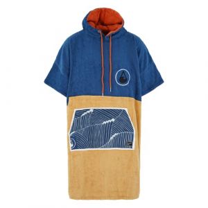 WAVE HAWAII Poncho de Bain Femme & Homme Flow | Taille 175 à 205 cm | Poncho de Surf 60% viscose de bambou et 40% coton | Aide au Changement pour la Plage (funsport-world, neuf)