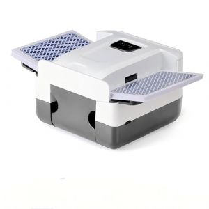 FarmNix M&eacute;langeur de Cartes Automatique &Eacute;lectrique pour 1-2 Jeux - Batterie 2000mAh Rechargeable USB-C - Compatible Poker, Belote, Blackjack (FarmNix Official, neuf)