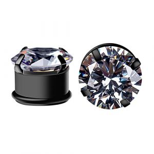 Beydodo Ecarteur d Oreilles 16mm, &Eacute;carteur Acier Chirurgical 2 Pi&egrave;ces Oreille Jauges Expansion avec Zirconium (BeyDoDo, neuf)