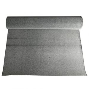 DSTOCK60 - Rouleau 0.5 Mètre de sous-couche bitume noir sablé pour chape – Largeur 1 m – Epaisseur 1 mm – Couvre 0.5 m² - Découpe au mètre – Etanchéité toit, niche, cabane… (DSTOCK60, neuf)