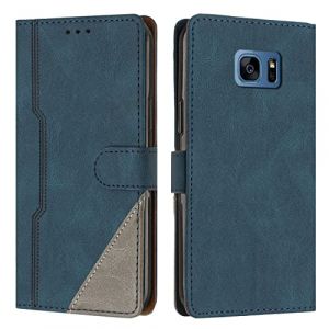 RADOO Coque pour Samsung Galaxy S7 Edge, Housse Etui Portefeuille Cuir Multifonction, Fermeture Magn&eacute;tique &agrave; Clapet Anti-Choc [Fonction Support] Flip Compatible avec Samsung Galaxy S7 Edge (Bleu) (Radoo EU Direct Store, neuf)
