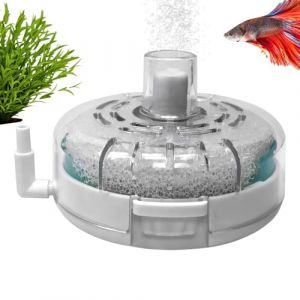 G&eacute;n&eacute;rique Filtre pour Petit Aquarium | Filtre pour Bocal &Agrave; Poissons,Pompe Filtreur Et A&eacute;rateur pour Aquarium Bassin &Eacute;levage Tortue Crevette Eau Douce Et Sal&eacute;e (Gusengo, neuf)