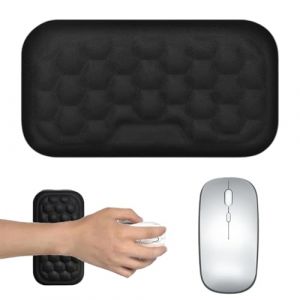 YAZWUR 1 pi&egrave;ce Repose-Poignet Clavier et Souris avec Support de Bras en Mousse &agrave; M&eacute;moire de Forme pour Bureau - R&eacute;duit la Fatigue des lors de l'Utilisation de l'Ordinateur (Noir) (Romanimania OU, neuf)