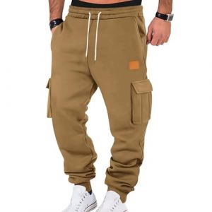 uxxnjfg Pantalon Tactique Homme Travail Cargo Grande Taille Pantalon Chino Homme Randonnée Multipoches Stretch Sportswear Slim Imperméable Militaire Pants Chantier Extensible Survêtement Camel XL (uxxnjfg, neuf)