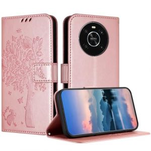JayModCase Coque pour Huawei Honor Magic 4 Lite/X30/X9 5G/4G, Coque Portefeuille Housse Cuir avec Porte Cartes et béquille Fermeture magnétique Étui pour Huawei Honor Magic 4 Lite - Or Rose (HXM STORE - EU, neuf)