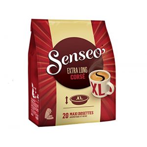 SENSEO Café Extra Long Corsé 20 dosettes souples - Lot de 5 (100 dosettes) (One-Brand Ecom, neuf)