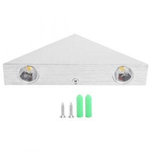 Zerodis Applique Murale à LED, Applique Murale Triangle 9w en Aluminium Matériel Chambre Lampe de Chevet Ornement de Bureau à Domicile pour Hôtel de Salon de Thé KTV (DedalanW, neuf)