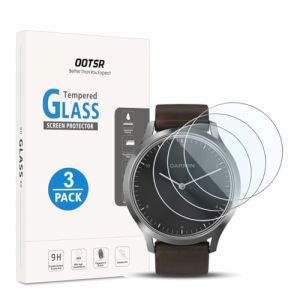 OOTSR [3 Pi&egrave;ces Protection &Eacute;cran compatible pour Garmin Vivomove HR, Film Protecteur en Verre Tremp&eacute; compatible pour Garmin Vivomove HR [r&eacute;sistant aux Rayures] (yeqot, neuf)