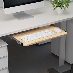 Extarvan Support De Clavier Coulissant Stable,Tablette Coulissante Clavier Fixation,Fixation Facile Hauteur,Facile à Glisser,Charge 25 Kg,pour Pc Bureau Domicile (doujiayouxuanluyixianfangchanfuwu, neuf)