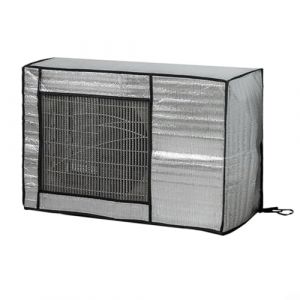 Lawnoval Housse de protection imperméable en feuille d'aluminium pour climatiseur, unité extérieure, protection contre la poussière, protection solaire, plusieurs tailles, argenté (86 x 35 x 60 cm) (Midas Deal, neuf)