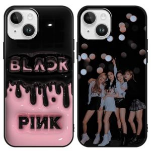 Korea Idol 2 Pi&egrave;ces Coque pour Samsung Galaxy A20e 5.8'', Blackpink KPOP Star Groupe Lisa Rose Jenny Jisoo Protection Cover Etui Housse de Haute Qualit&eacute; TPU Silicone Souple Anti-Rayures Antichoc Case (yuhuolai maoyi, neuf)