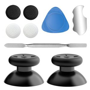 Kit de remplacement 9 en 1 pour manettes Meta Quest 2 &ndash; Comprend des baguettes, des capuchons, un outil triangulaire et un pied-de-biche &ndash; Compatible avec les accessoires Oculus Quest 2 (OLCLSS, neuf)