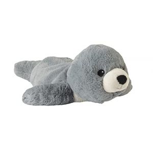 Warmies&reg; Coussin chauffant en peluche &laquo; phoque &raquo; - Garnissage lavande - 45 cm - 700 g (design exclusif Warmies pour Greenlife Value) (ecomserv - Advanced eCommerce Service, neuf)