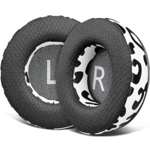 SOULWIT 90mm Tissu en Maille Mousse Coussin Coussinets pour AKG Pro Audio K845 K845BT K545 K540 K275 K267 K245 K182 K167 Casque, Coussinets avec de la Mousse d&rsquo;Isolation du Bruit (SoloWIT Store, neuf)