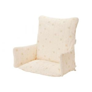 Coussin de Chaise haute ouatiné hirondelles - Douce Hirondelle écru (1001jouets, neuf)