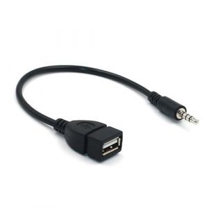 USB Femme &agrave; 3,5 mm Jack Masculin | Adaptateur f&eacute;minin de 3,5 mm Masculin &agrave; USB | Femelle Tenue Un Disque U de, connect&eacute; au C&acirc;ble Audio de Voiture AUX AUX (ruices, neuf)
