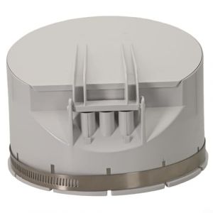 Bulevisiter Clapet anti-retour d'&eacute;gout en PVC - Anti-odeur - Anti-insectes - Pour syst&egrave;me de drainage de l'eau de pluie ext&eacute;rieur 50-160 mm (160 mm) (YanEKuiJiao, neuf)