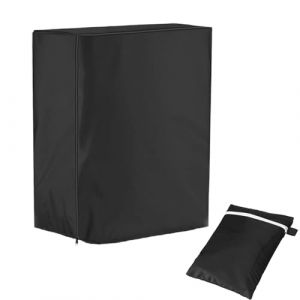 Eventerde Housse De Protection pour Lit Pliant 90x38x114cm Housse De Rangement pour Lit Pliant Tissu Oxford Noir Épais Et Résistant Aux Déchirures avec Fermeture Éclair Imperméable pour Cour Lit (windyday, neuf)
